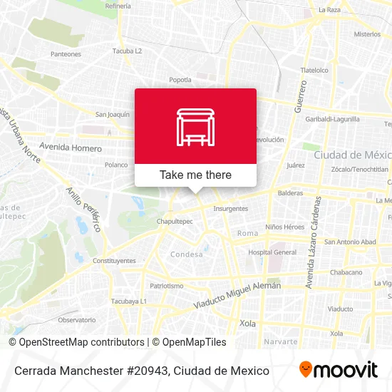 Cerrada Manchester #20943 map