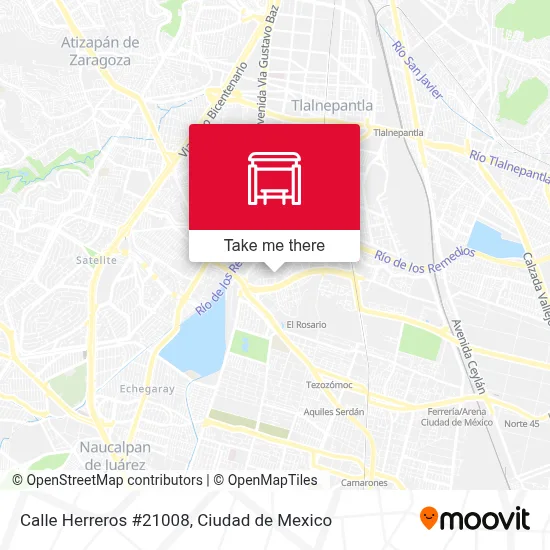Calle Herreros #21008 - Rutas, horarios y tarifas