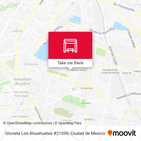Glorieta Los Ahuehuetes #21099 map