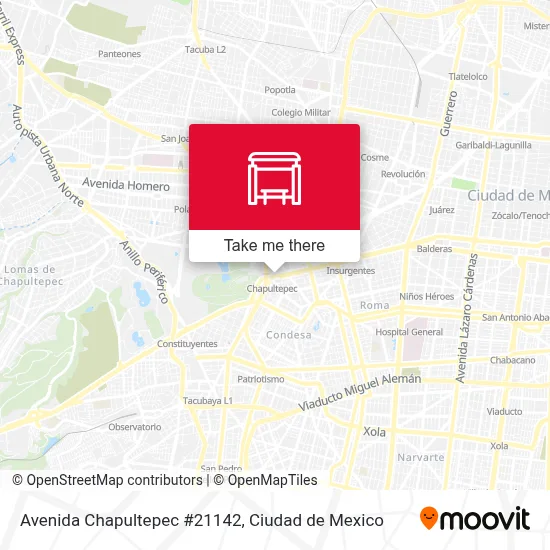 Avenida Chapultepec #21142 map