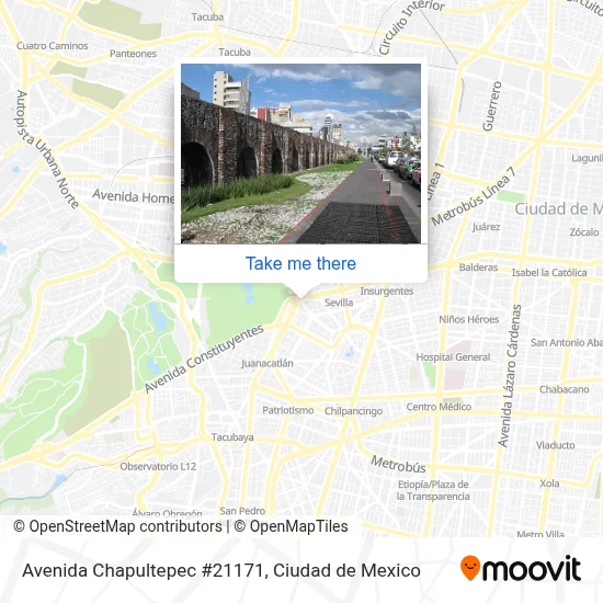 Avenida Chapultepec #21171 map