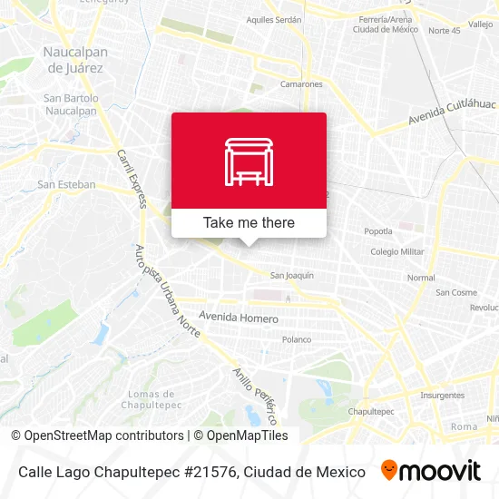 Calle Lago Chapultepec #21576 map