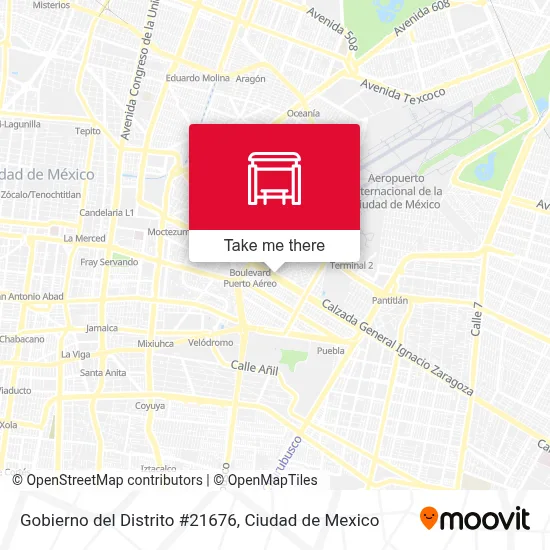 Gobierno del Distrito #21676 map