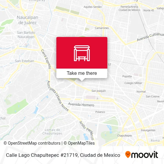Calle Lago Chapultepec #21719 map