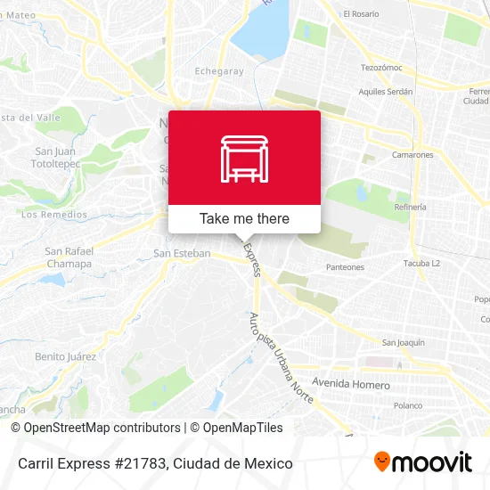 Carril Express #21783 map