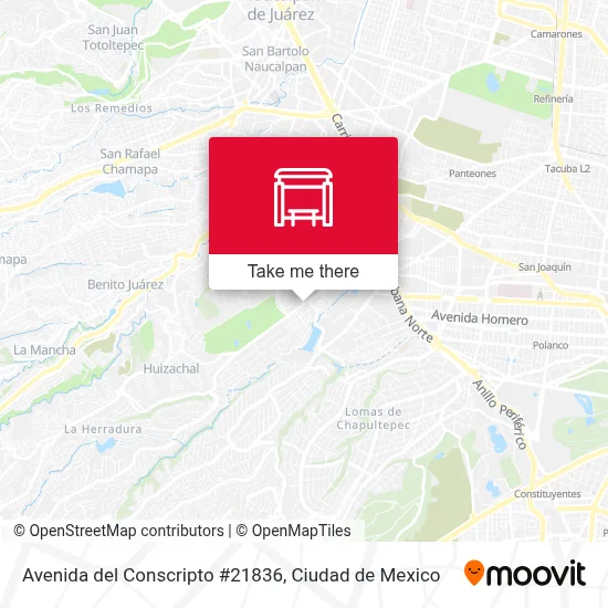 Avenida del Conscripto #21836 map