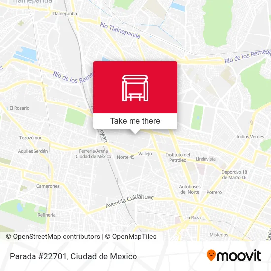 Parada #22701 map