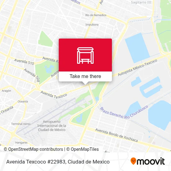 Avenida Texcoco #22983 map