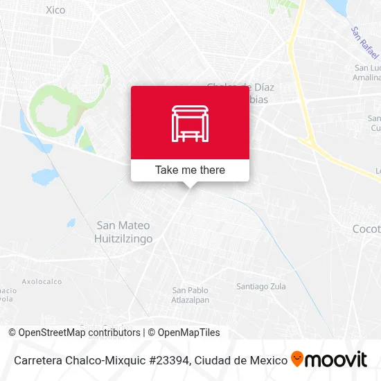 Carretera Chalco-Mixquic #23394 map