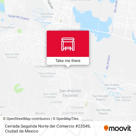 Cerrada Segunda Norte del Comercio #23549 map
