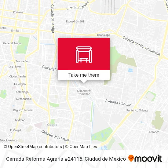 Cerrada Reforma Agraria #24115 map