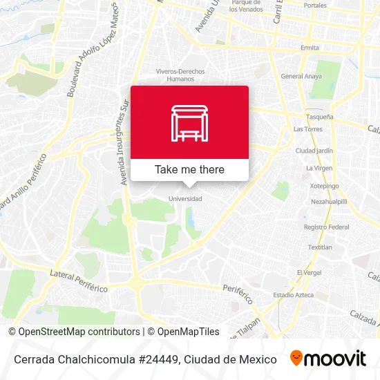 Cerrada Chalchicomula #24449 map