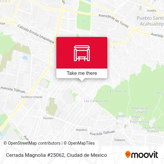 Cerrada Magnolia #25062 map