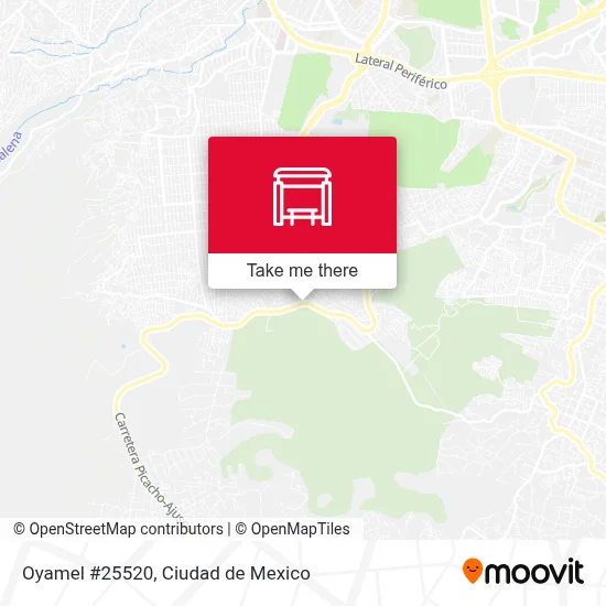 Oyamel #25520 map