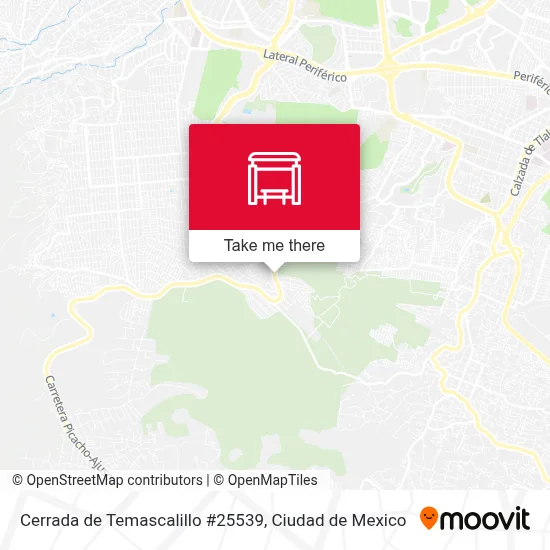 Cerrada de Temascalillo #25539 map