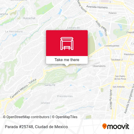 Parada #25748 map