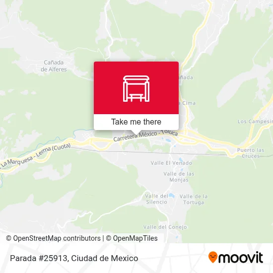 Parada #25913 map