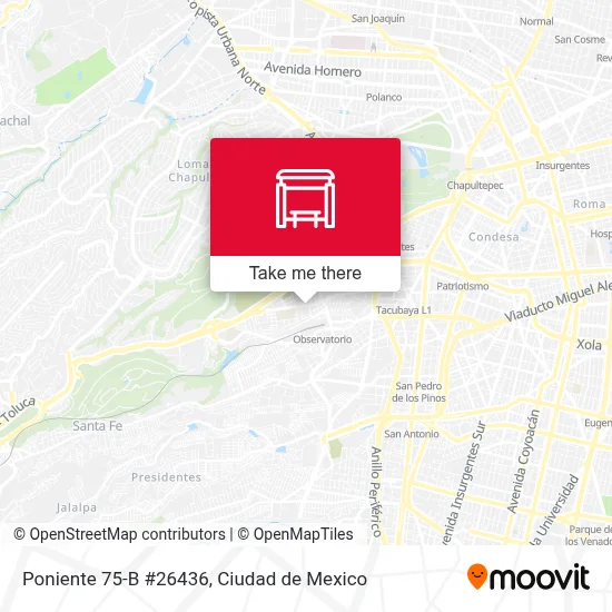Poniente 75-B #26436 map