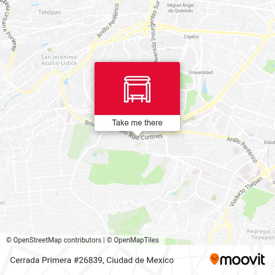 Cerrada Primera #26839 map