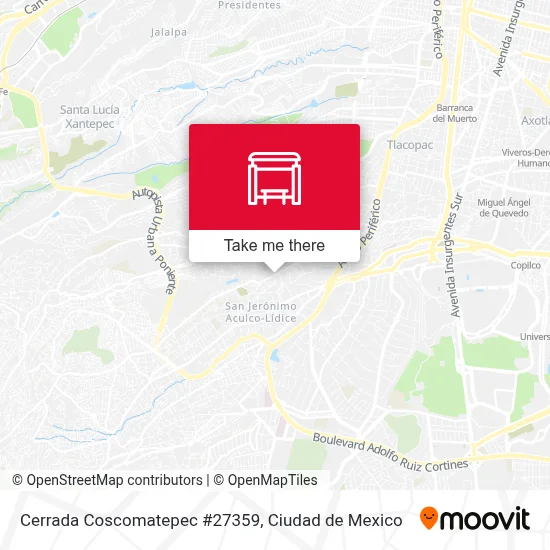 Cerrada Coscomatepec #27359 map