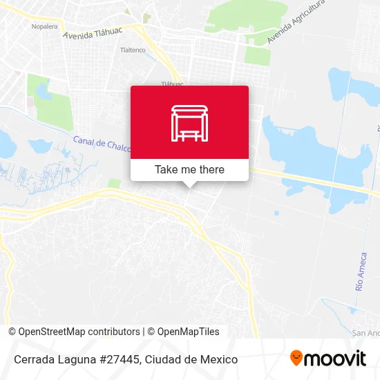 Cerrada Laguna #27445 map