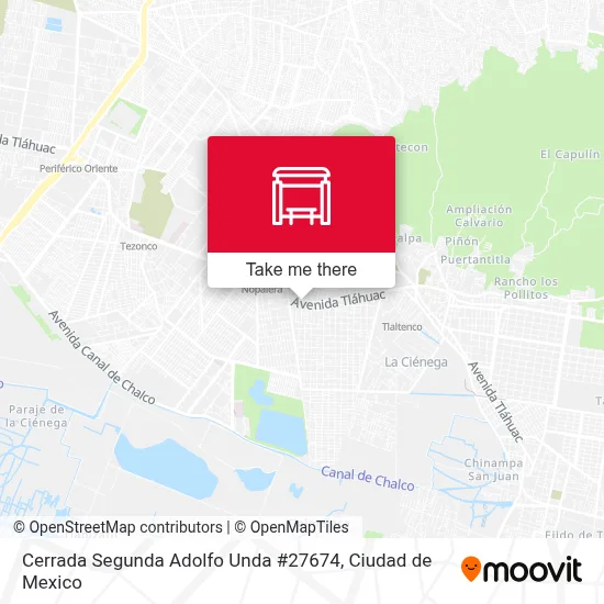 Cerrada Segunda Adolfo Unda #27674 map
