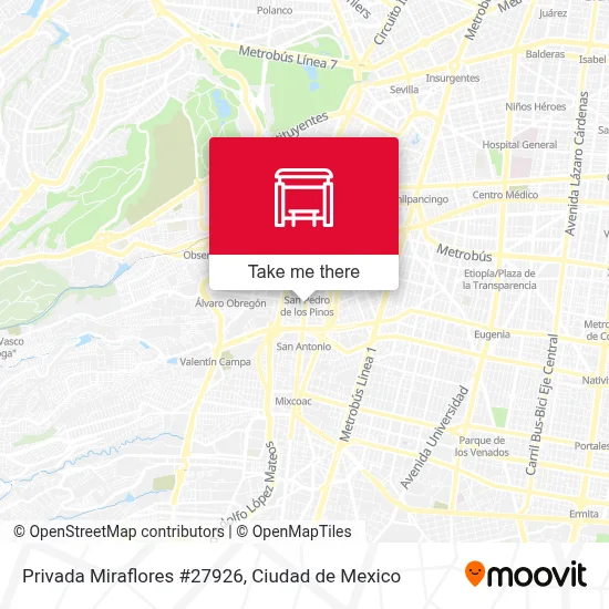 Privada Miraflores #27926 map