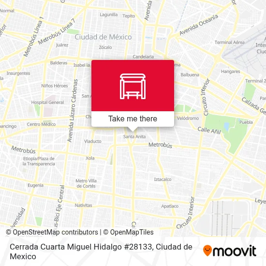 Cerrada Cuarta Miguel Hidalgo #28133 map
