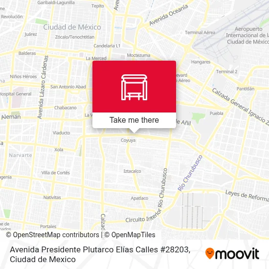 Avenida Presidente Plutarco Elías Calles #28203 stop - Routes ...