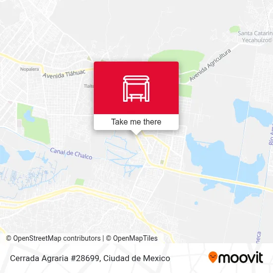 Cerrada Agraria #28699 map