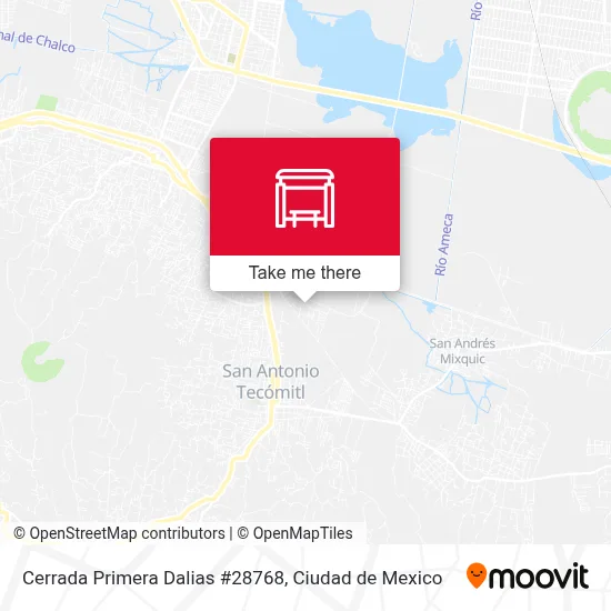 Cerrada Primera Dalias #28768 map