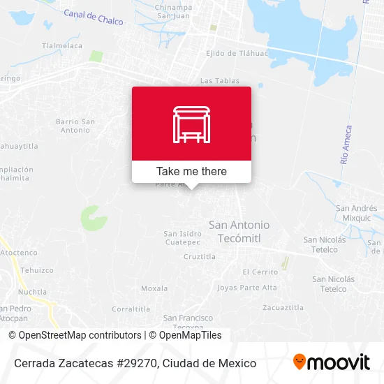Cerrada Zacatecas #29270 map