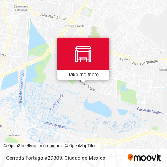 Cerrada Tortuga #29309 map
