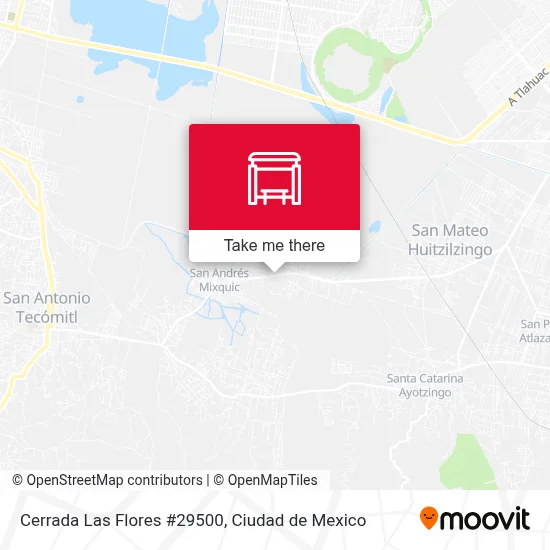 Cerrada Las Flores #29500 map