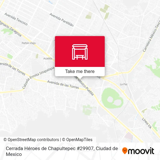 Cerrada Héroes de Chapultepec #29907 map