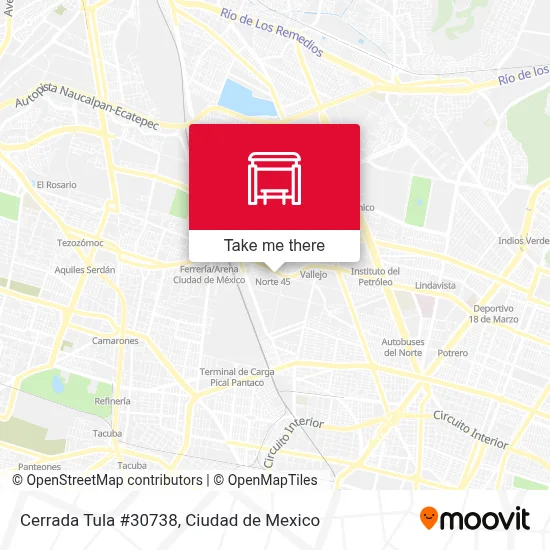 Cerrada Tula #30738 map