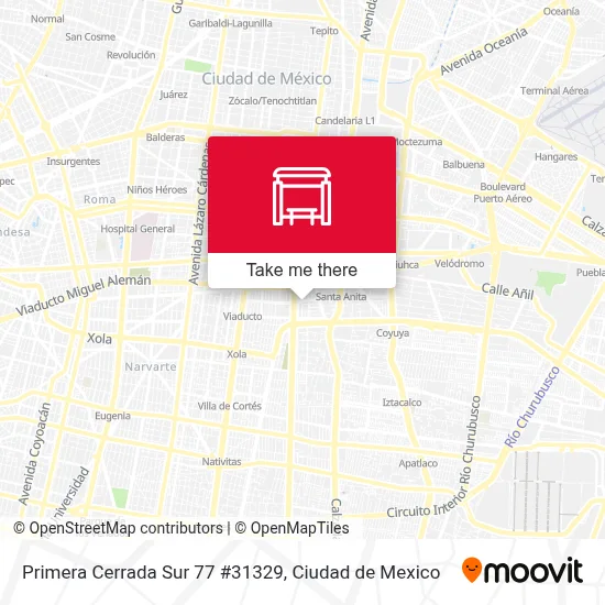 Primera Cerrada Sur 77 #31329 map