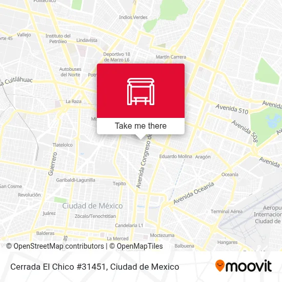 Cerrada El Chico #31451 map