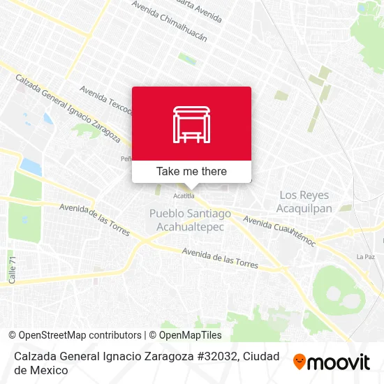 Calzada General Ignacio Zaragoza #32032 map