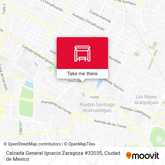 Calzada General Ignacio Zaragoza #32035 map