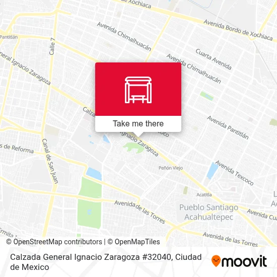 Calzada General Ignacio Zaragoza #32040 map