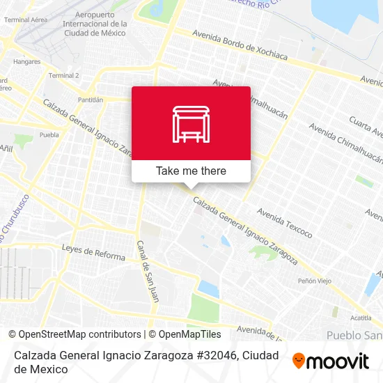 Calzada General Ignacio Zaragoza #32046 map