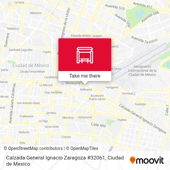 Calzada General Ignacio Zaragoza #32061 map