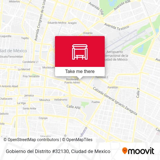 Gobierno del Distrito #32130 map