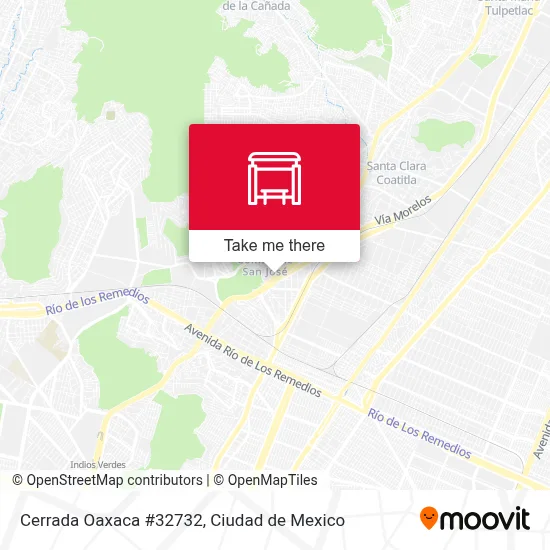 Cerrada Oaxaca #32732 map
