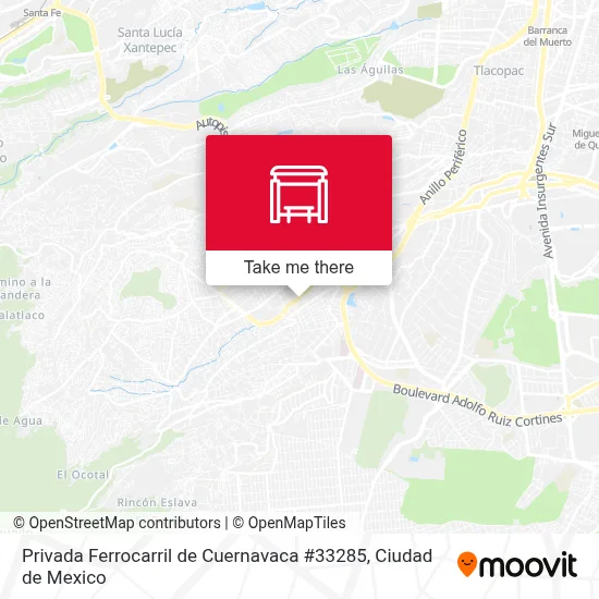 Privada Ferrocarril de Cuernavaca #33285 - Rutas, horarios y tarifas