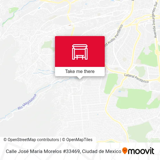 Calle José María Morelos #33469 - Rutas, horarios y tarifas