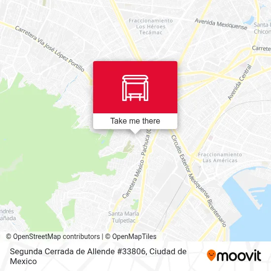 Segunda Cerrada de Allende #33806 map