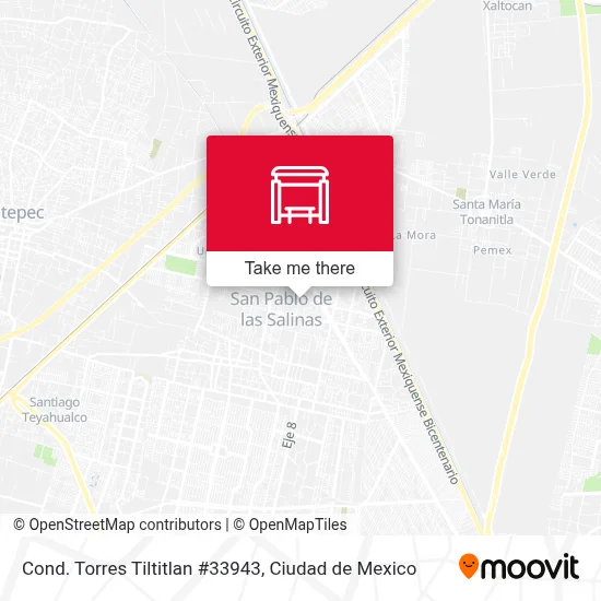 Cond. Torres Tiltitlan #33943 map