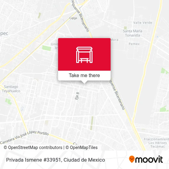 Privada Ismene #33951 map